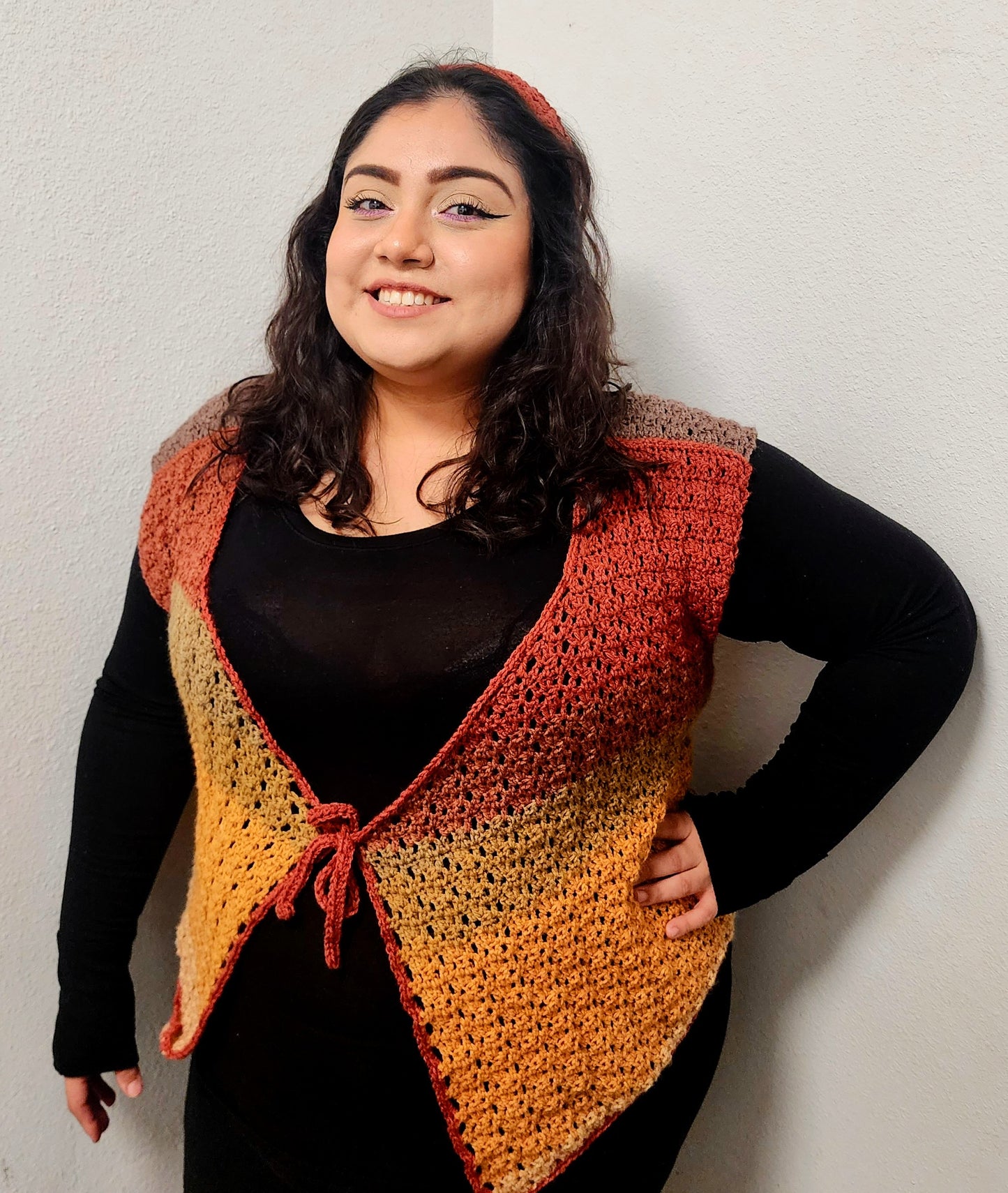 Rosie Vest & Hairband Set Digital PDF Crochet Pattern