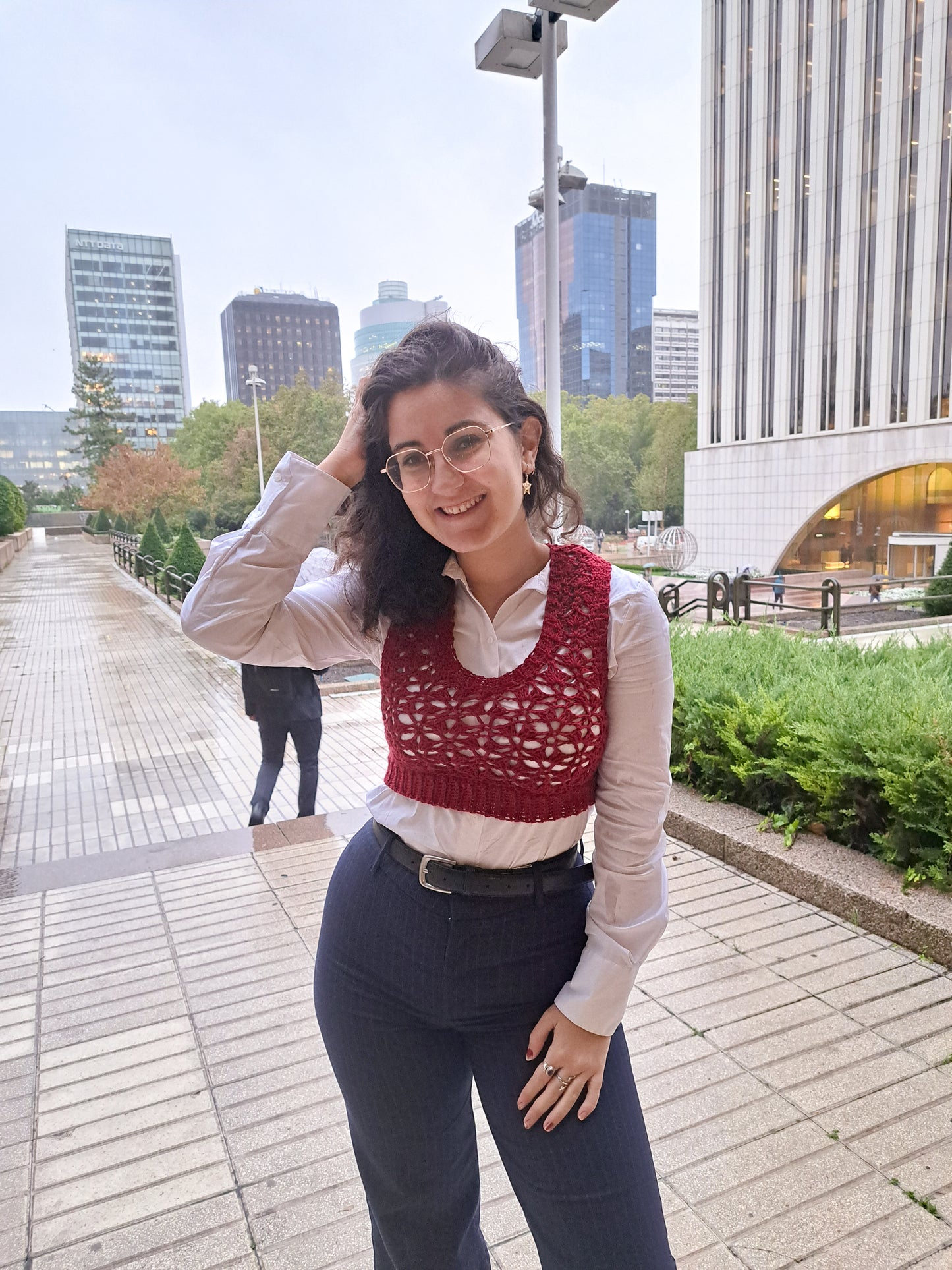 Sakura Vest Digital PDF Crochet Pattern