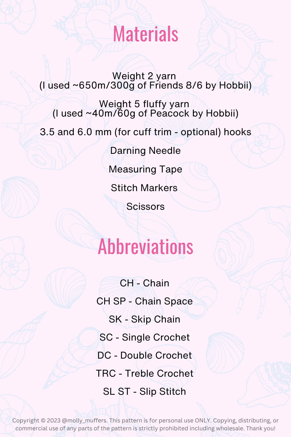 Mermaid Dream Robe Digital PDF Crochet Pattern