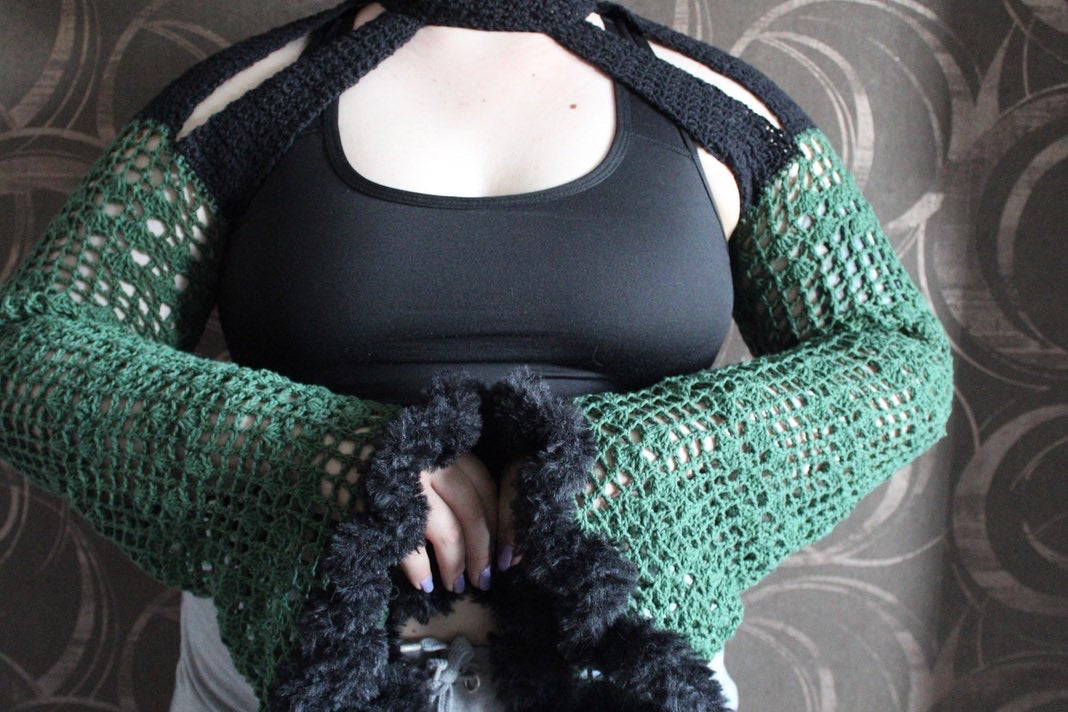 Mermaid Dream Shrug Digital PDF Crochet Pattern