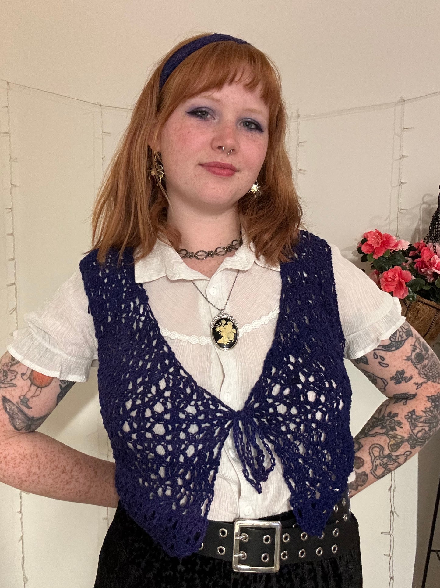 Rosie Vest & Hairband Set Digital PDF Crochet Pattern