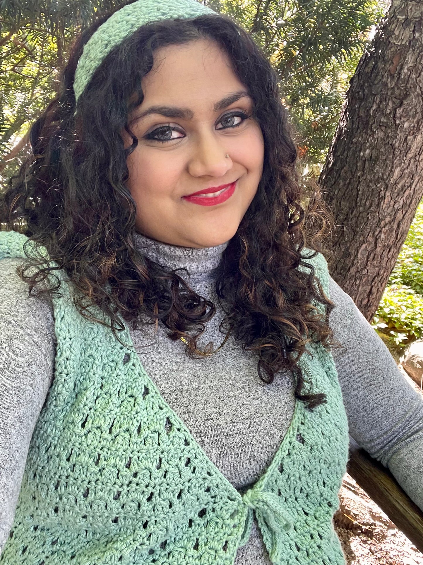 Rosie Vest & Hairband Set Digital PDF Crochet Pattern