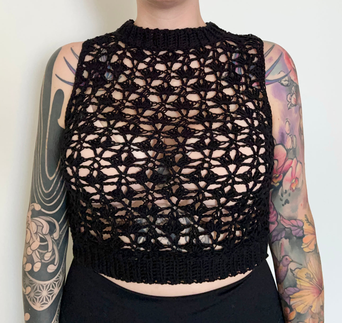 Sakura Vest Digital PDF Crochet Pattern