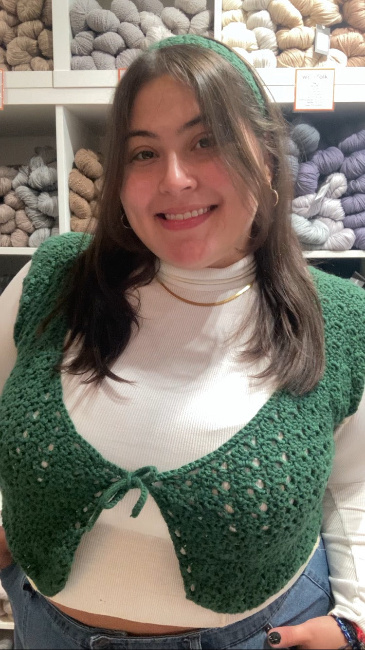 Rosie Vest & Hairband Set Digital PDF Crochet Pattern