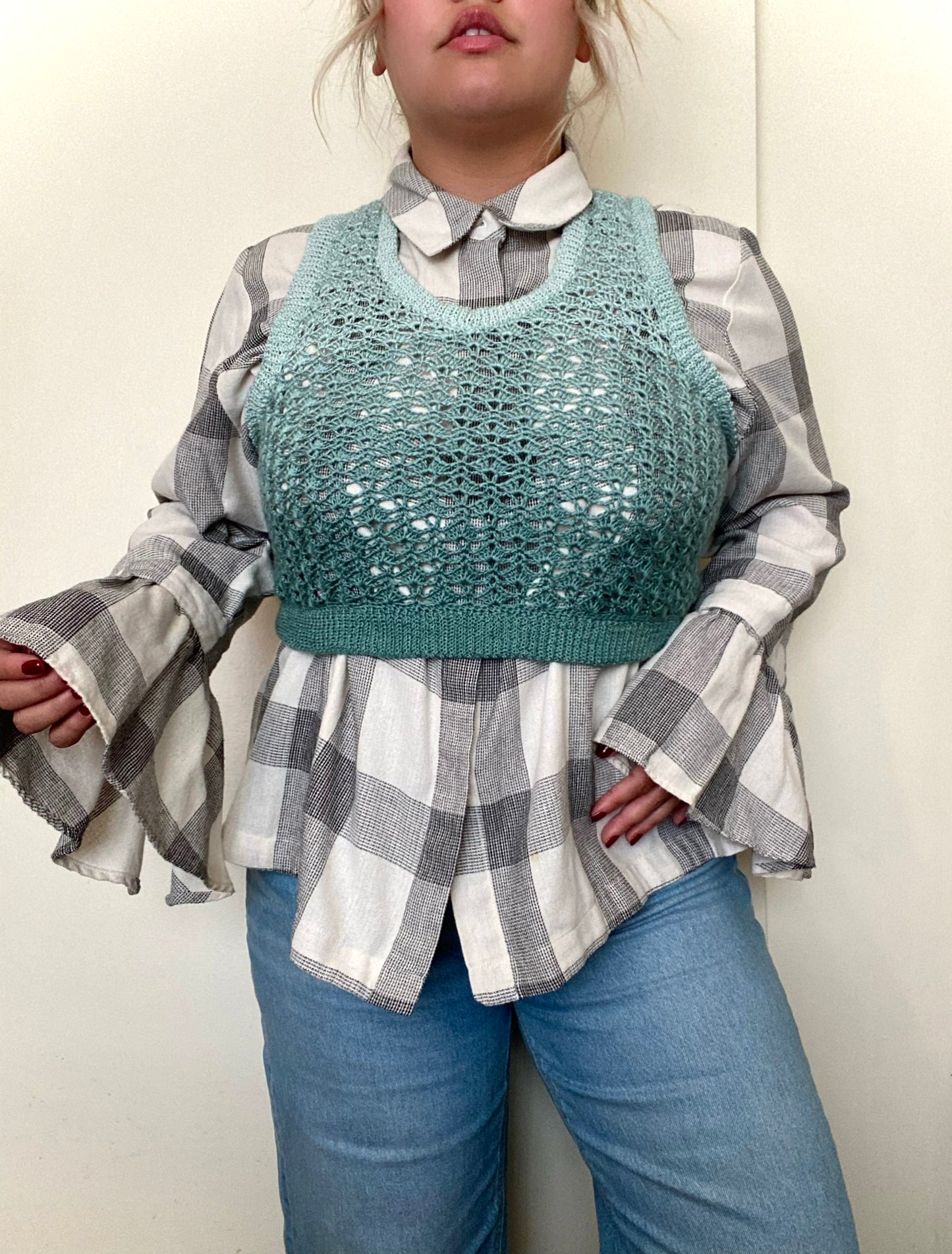 Sakura Vest Digital PDF Crochet Pattern