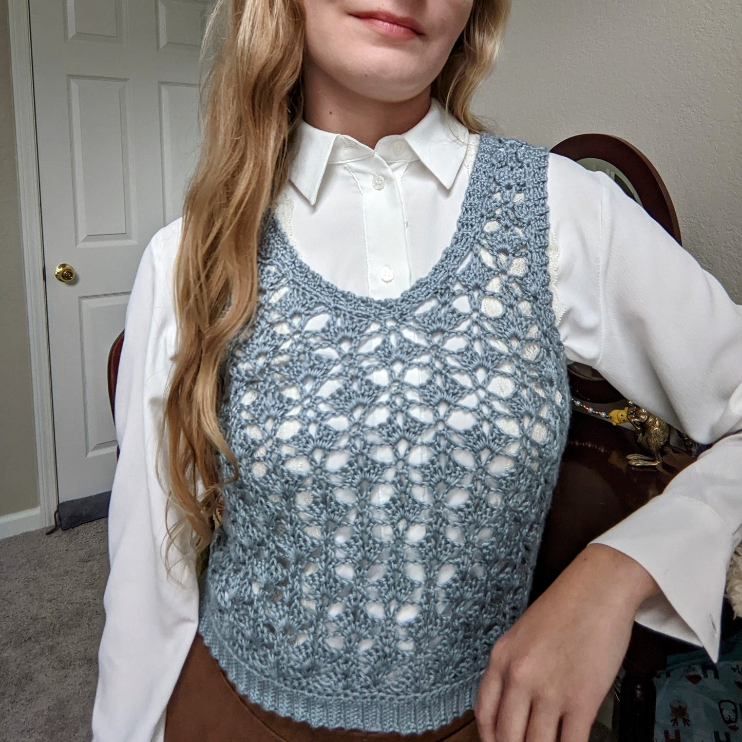 Sakura Vest Digital PDF Crochet Pattern