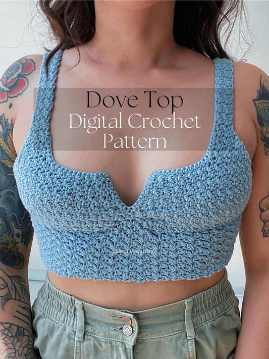 Dove Top Digital PDF Crochet Pattern