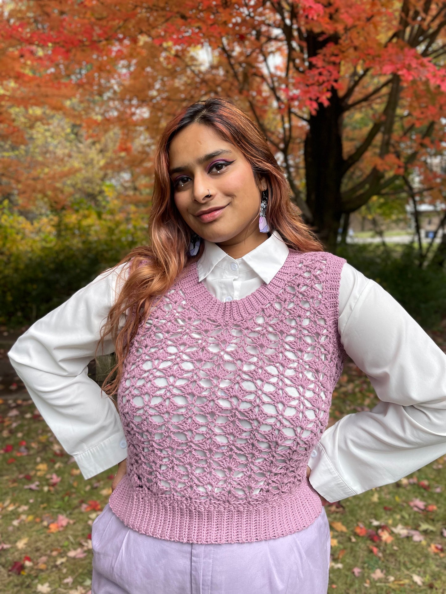 Sakura Vest Digital PDF Crochet Pattern